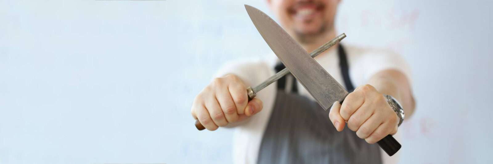 como amolar faca em casa