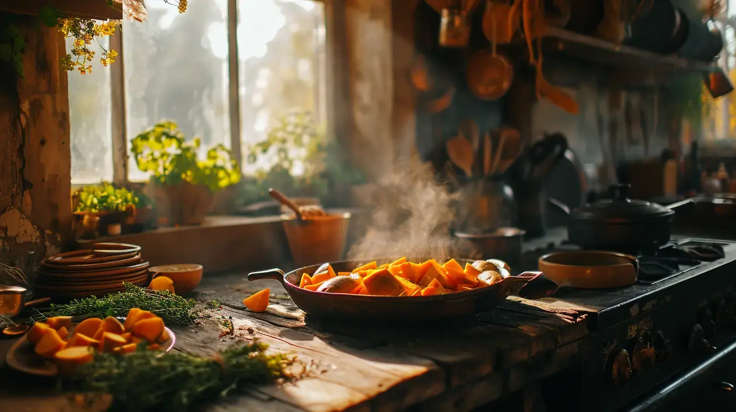 como cozinhar batata doce