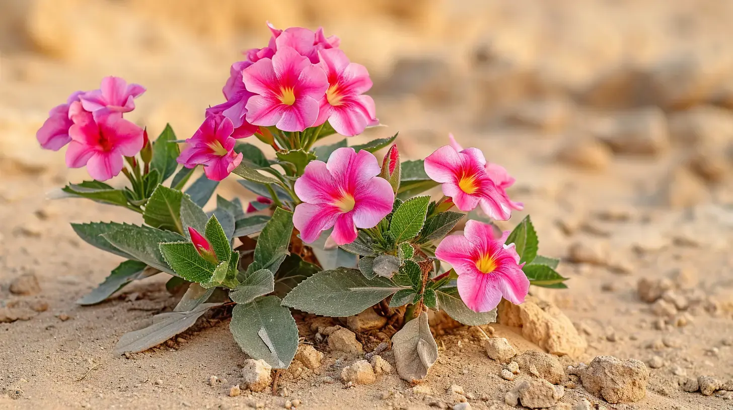 como cultivar rosa do deserto para florir