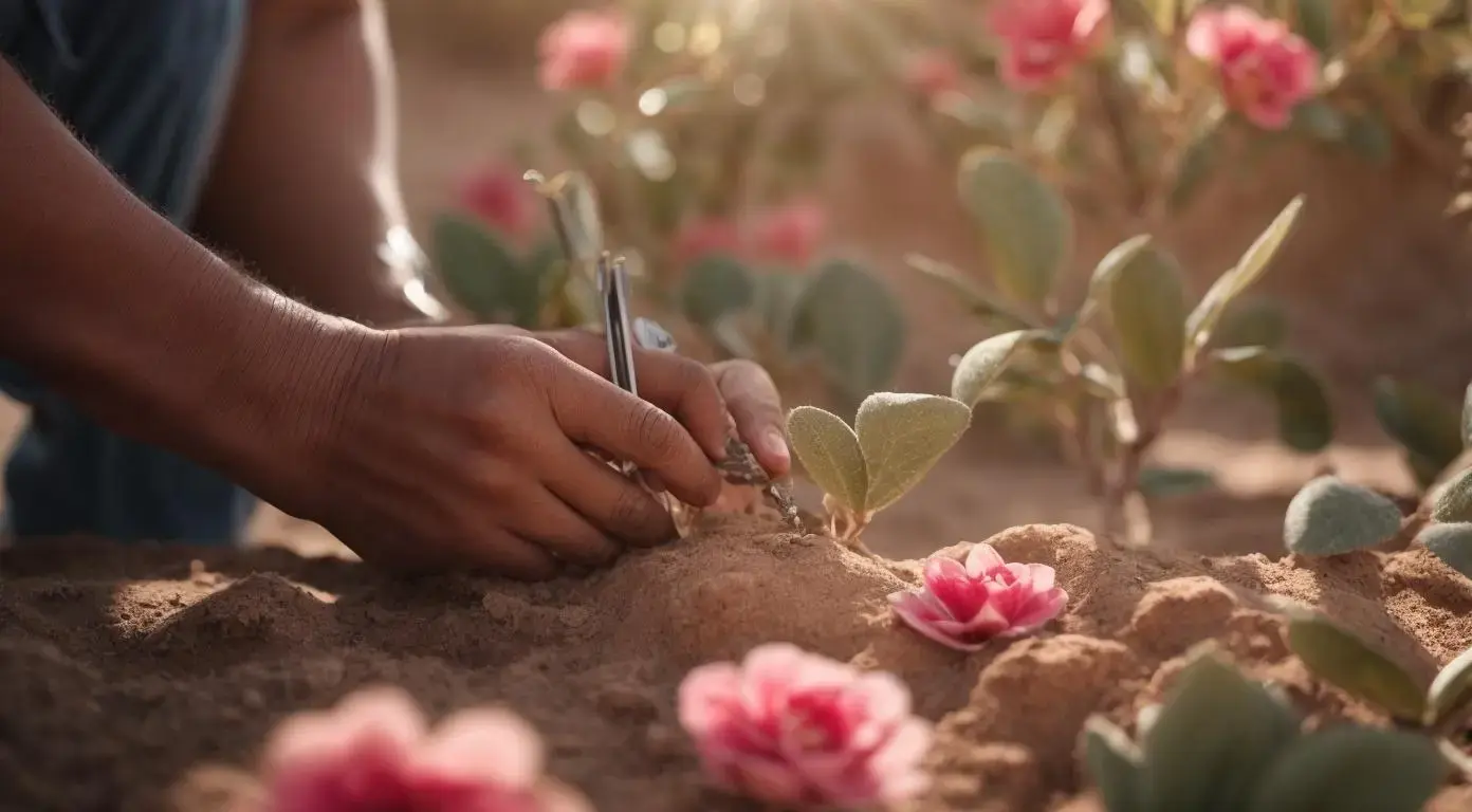 Como fazer enxerto de rosa do deserto com fita: Guia Fácil!