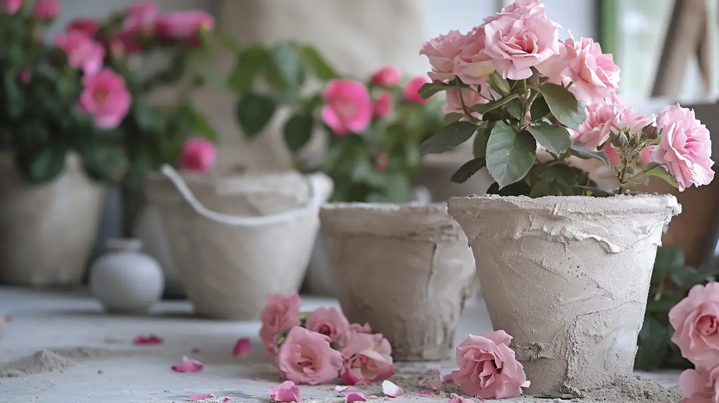 Como Fazer Vasos De Cimento Para Rosa Do Deserto?
