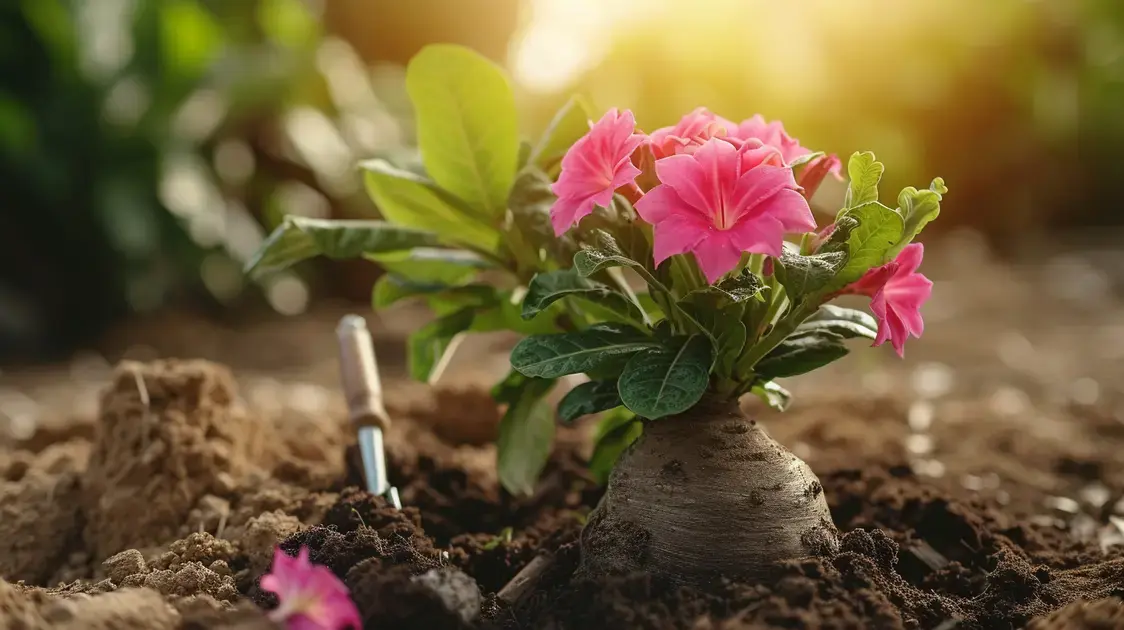 Dicas de Cultivo: Técnicas Eficientes para Levantar o Caudex da Sua Rosa do Deserto