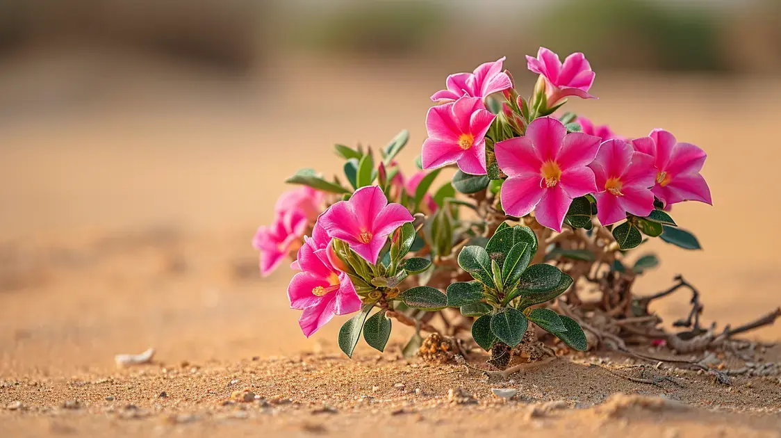 Entenda o processo de floração da rosa do deserto e como incentivá-lo