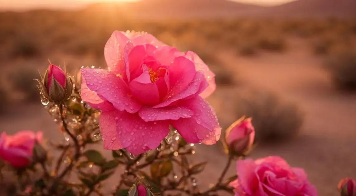 Técnicas de adubação e rega para estimular a floração da rosa do deserto