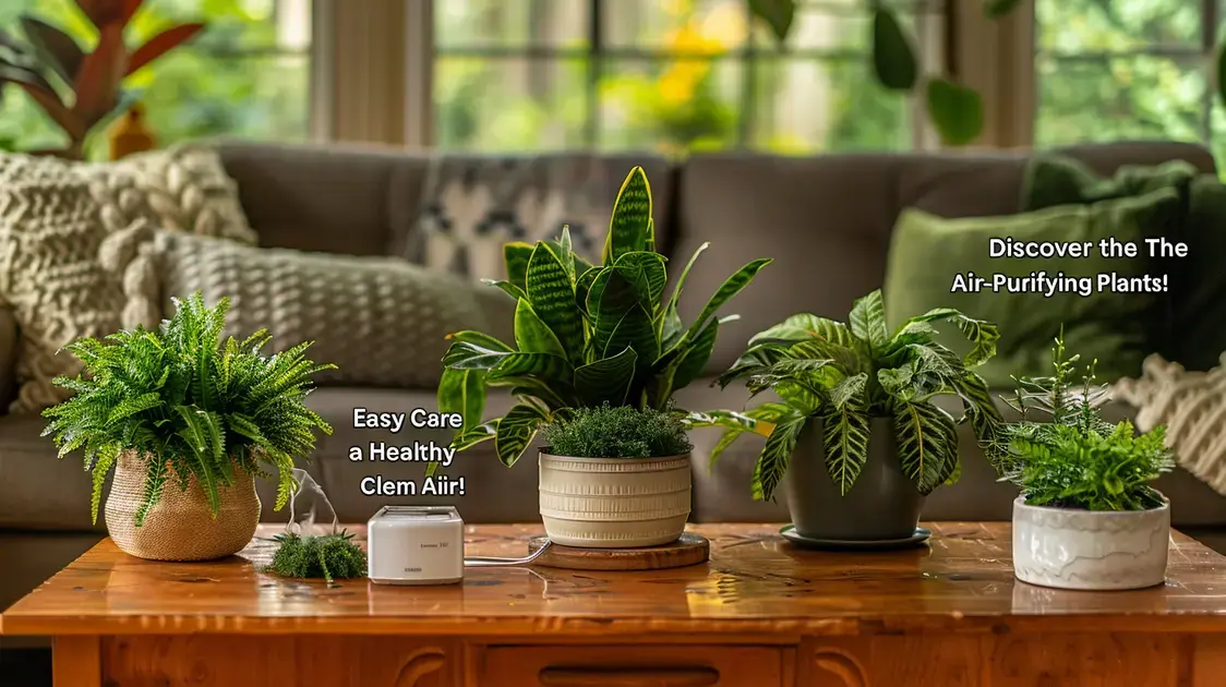 Conheça as melhores plantas purificadoras de ar para transformar seu lar em um oásis de bem-estar!