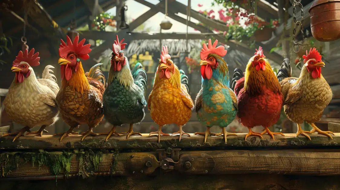 Conheça de perto as peculiaridades das raças de galinhas ornamentais mais fascinantes do planeta!