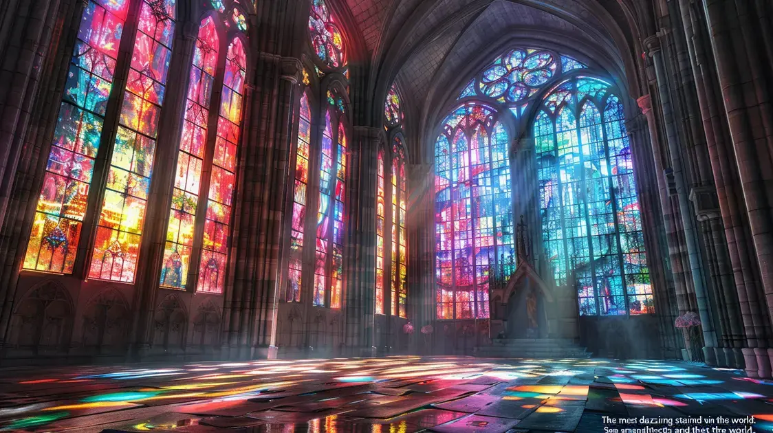 Descubra a incrível história por trás dos vitrais icônicos - Arte e religião se encontram na arquitetura