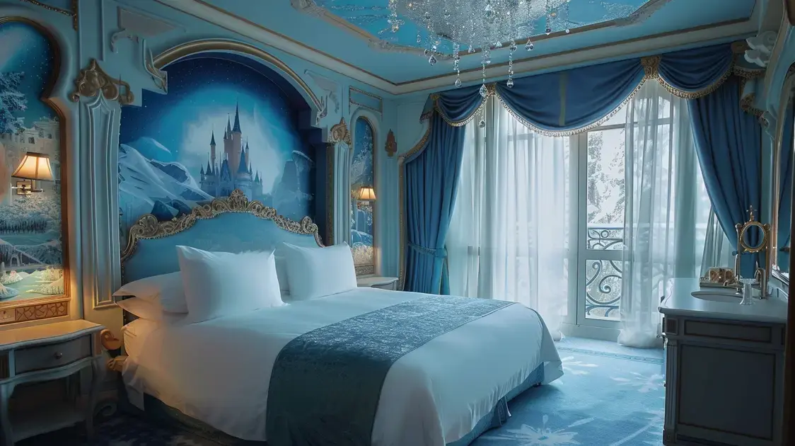 Descubra as encantadoras suítes temáticas do The Castle Club no Disneyland Hotel Paris