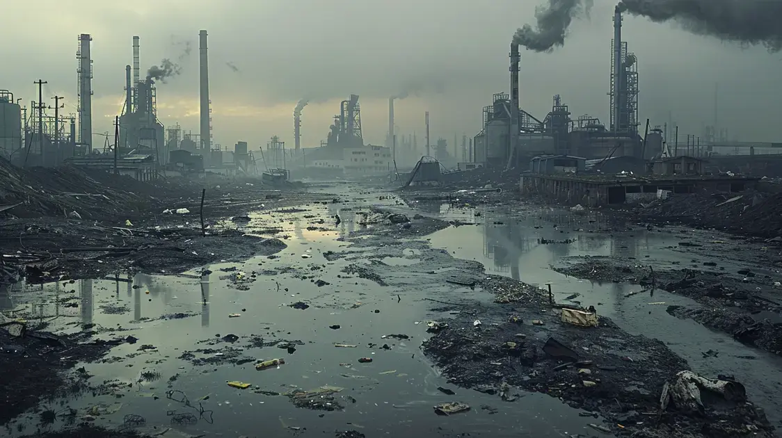 Lugares devastados pela poluição: conheça os impactos alarmantes da atividade humana na natureza!