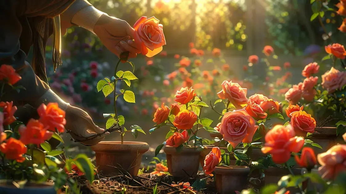 Transforme seu Jardim com Rosas Exuberantes Plantadas a Partir de Galhos: Conquiste Todos com Essa Dica Imperdível!