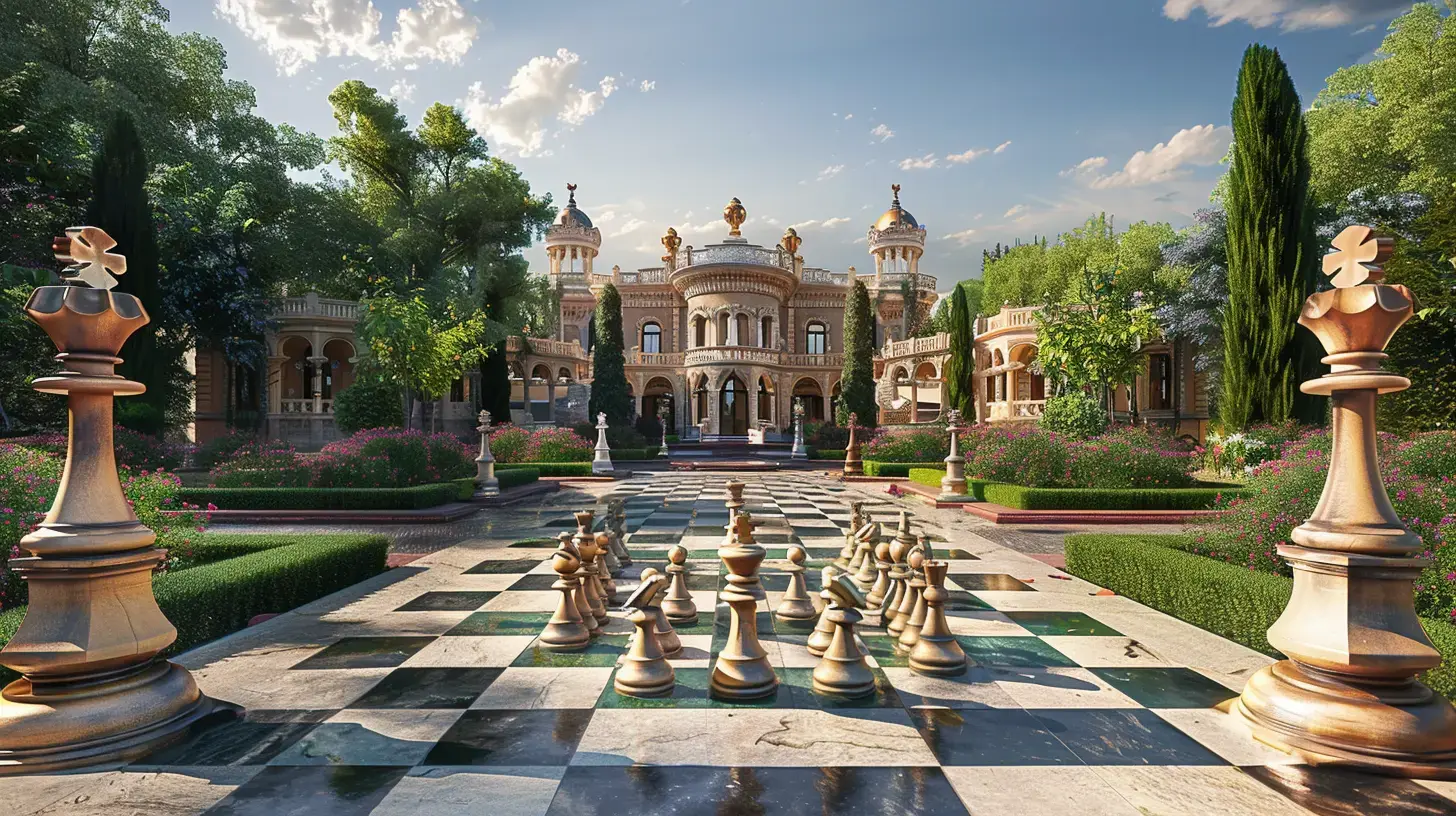 Incrível mansão com tabuleiro de xadrez gigante em venda por 8,5 mi de euros! Imperdível na Espanha!