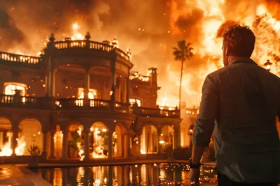 Calvin Harris: veja como o DJ escapou de incêndio em mansão de Beverly Hills! Imagens exclusivas reveladas!