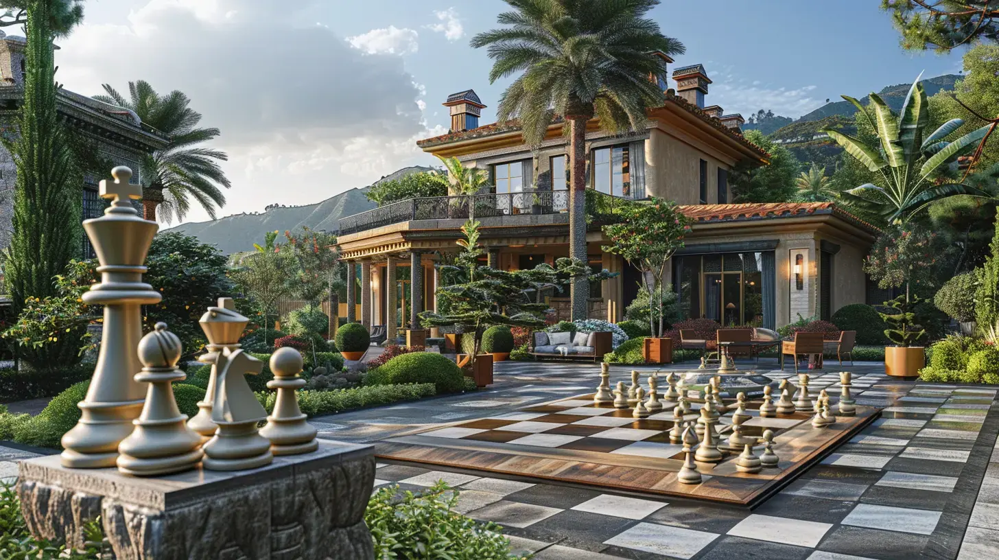 Imperdível! Mansão dos sonhos com tabuleiro de xadrez gigante à venda por 8,5 milhões em Tenerife – Fotos incríveis!