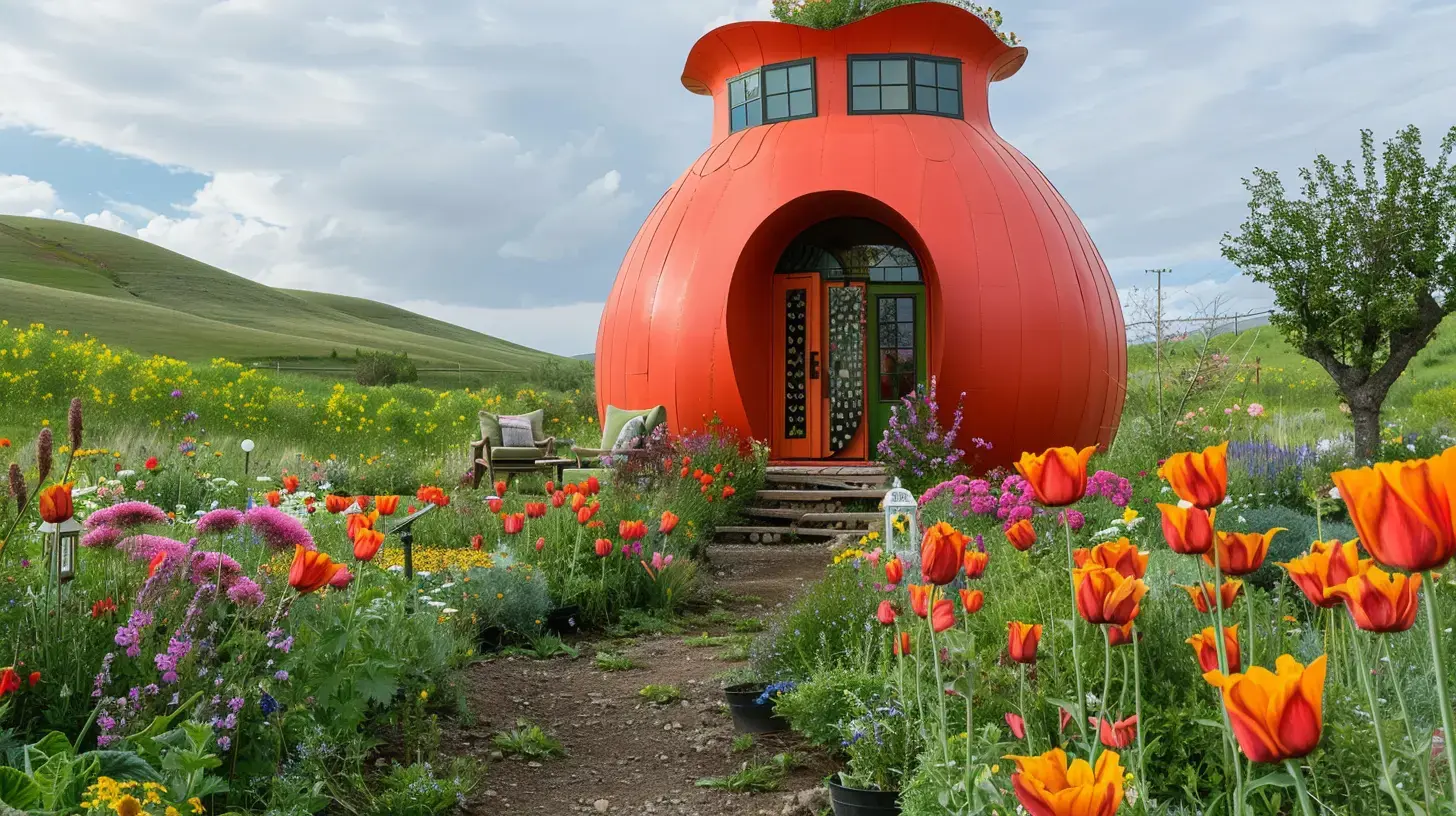 Surpreenda-se: Aluguel de Casa Incrível em Forma de Vaso de Flores por Apenas R$888 em Burley, Idaho! Imperdível!