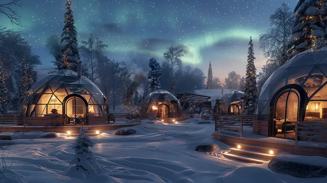 Vivencie o charme do Polo Norte: 5 iglus perfeitamente desenhados para uma fuga de inverno