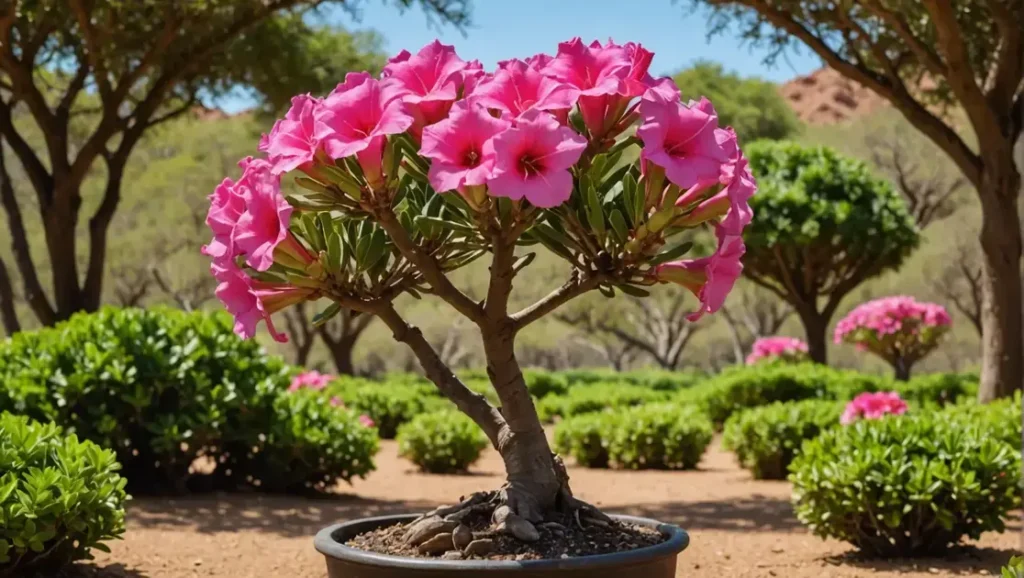 Características da rosa do deserto