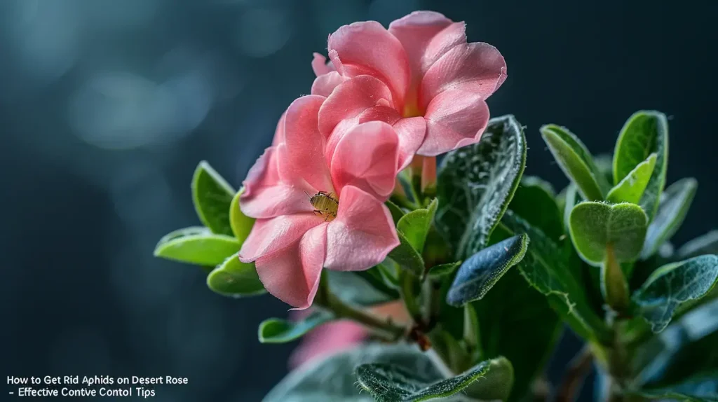 como acabar com pulgao em rosa do deserto