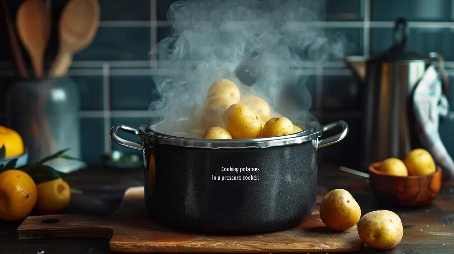 Cozinhe batatas na panela de pressão: passo a passo para iniciantes
