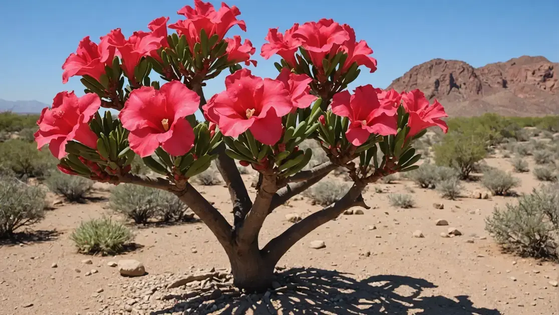 Descobrindo o Segredo da Resistência da Rosa-do-Deserto à Seca