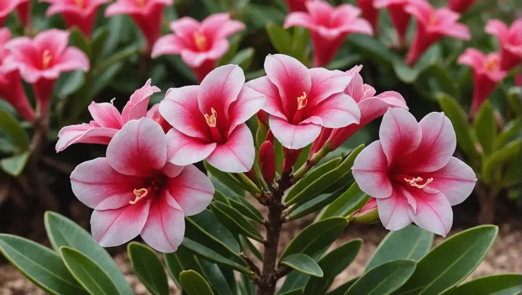 Rosas do Deserto Saudáveis 