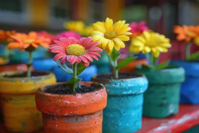 Jardim de Vasos Coloridos: Transforme Seu Espaço com Estas 3 Dicas e Truques