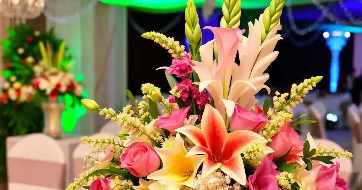 Como orquestrar um arranjo floral para um evento